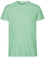 Neutral T-Shirt aus Bio-Baumwolle für Herren, Black S, NE61001 – Dusty Mint