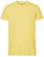 Neutral T-Shirt aus Bio-Baumwolle für Herren, Black S, NE61001 – Dusty Yellow
