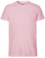 Neutral T-Shirt aus Bio-Baumwolle für Herren, Black S, NE61001 – Light Pink