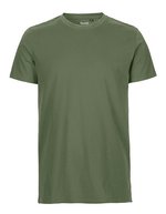 Neutral T-Shirt aus Bio-Baumwolle für Herren, Black S, NE61001 – Military