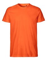 Neutral T-Shirt aus Bio-Baumwolle für Herren, Black S, NE61001 – Orange