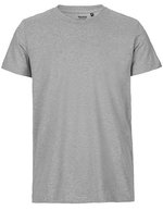 Neutral T-Shirt aus Bio-Baumwolle für Herren, Black S, NE61001 – Sport Grey