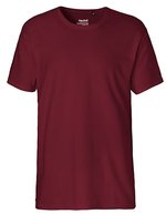 Neutral Fairtrade Interlock T-Shirt aus Bio-Baumwolle – Bordeaux