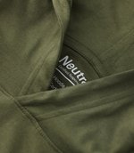 Neutral Jersey Hoodie aus Bio-Baumwolle mit Kapuze, Sport Grey L, NE62101 – Bild 6