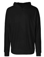 Neutral Jersey Hoodie aus Bio-Baumwolle mit Kapuze – Black