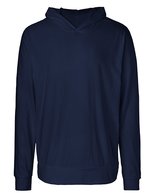 Neutral Jersey Hoodie aus Bio-Baumwolle mit Kapuze – Navy
