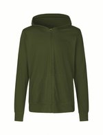 Neutral Jersey Hoodie mit Reißverschluss und Tasche, Black XS, NE62301 – Bild 3
