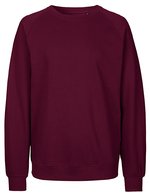 Neutral Fairtrade Sweatshirt aus Bio-Baumwolle – Bordeaux