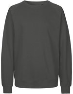 Neutral Fairtrade Sweatshirt aus Bio-Baumwolle, Lime L, NE63001 – Antracite