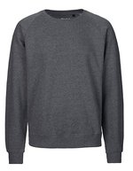 Neutral Fairtrade Sweatshirt aus Bio-Baumwolle, Lime L, NE63001 – Scuro Melange