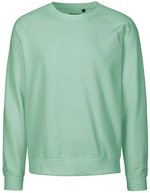Neutral Fairtrade Sweatshirt aus Bio-Baumwolle, Lime L, NE63001 – Polveroso Menta