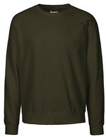 Neutral Fairtrade Sweatshirt aus Bio-Baumwolle, Lime L, NE63001 – Militare