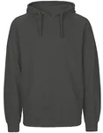 Neutral Nachhaltiger Herren Hoodie mit Kapuze, Military S, NE63101 – Charcoal