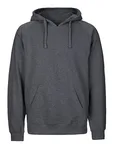 Neutral Nachhaltiger Herren Hoodie mit Kapuze, Military S, NE63101 – Dark Heather