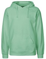 Neutral Nachhaltiger Herren Hoodie mit Kapuze, Bordeaux M, NE63101 – Dusty Mint