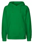 Neutral Nachhaltiger Herren Hoodie mit Kapuze, Military S, NE63101 – Green