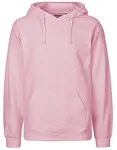 Neutral Nachhaltiger Herren Hoodie mit Kapuze, Military S, NE63101 – Light Pink