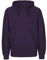 Neutral Nachhaltiger Herren Hoodie mit Kapuze, Bordeaux M, NE63101 – Purple