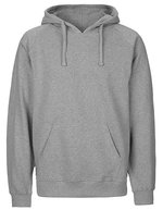 Neutral Nachhaltiger Herren Hoodie mit Kapuze, Bordeaux M, NE63101 – Sport Grey