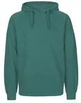 Neutral Nachhaltiger Herren Hoodie mit Kapuze, Military S, NE63101 – Teal