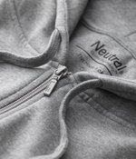 Neutral Men´s Zip Hoodie Dark Heather XXL (NE63301), NE63301 – Bild 6