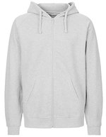 Neutral Men´s Zip Hoodie Black S (NE63301) – Ash Grey