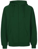 Neutral Men´s Zip Hoodie Black S (NE63301) – Bottle Green