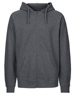 Neutral Men´s Zip Hoodie Black S (NE63301) – Dark Heather