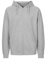Neutral Men´s Zip Hoodie Dark Heather XXL (NE63301), NE63301 – Sport Grey