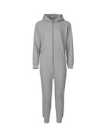 Neutral Bio-Baumwoll Jumpsuit mit Kapuze, Black XS, NE73331 – Bild 3