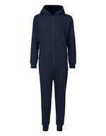 Neutral Bio-Baumwoll Jumpsuit mit Kapuze, Black XS, NE73331 – Navy