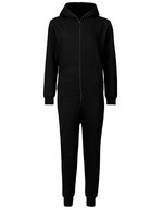Neutral Bio-Baumwoll Jumpsuit mit Kapuze – Black