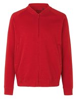 Neutral Bio-Baumwolljacke mit fleecegefüttertem Rücken, Black XS, NE73501 – Red