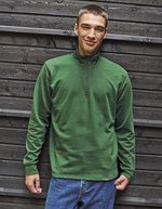 Sweat-shirt unisexe col zippé 1/4 – Bild 1