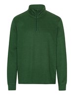 Sweat-shirt unisexe col zippé 1/4 – Vert bouteille