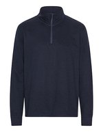 Sweat-shirt unisexe col zippé 1/4 – Marine