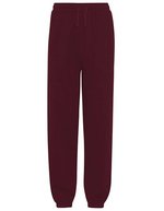 Neutral Fairtrade Sweatpants mit elastischen Bündchen – Bordeaux
