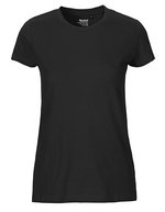 Neutral T-Shirt aus Bio-Baumwolle für Damen – Black