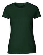 Neutral T-Shirt aus Bio-Baumwolle für Damen – Bottle Green