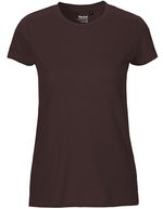 Neutral T-Shirt aus Bio-Baumwolle für Damen, Natural M, NE81001 – Marrone