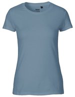 Neutral T-Shirt aus Bio-Baumwolle für Damen, Natural M, NE81001 – Polveroso Indaco