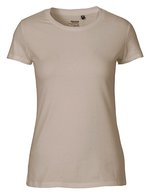 Neutral T-Shirt aus Bio-Baumwolle für Damen, Natural M, NE81001 – Sabbia