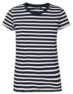 Neutral T-Shirt aus Bio-Baumwolle für Damen, Natural M, NE81001 – Bianco - Blu navy (Rigato)
