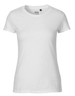 Neutral T-Shirt aus Bio-Baumwolle für Damen, Natural M, NE81001 – Bianco