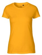 Neutral T-Shirt aus Bio-Baumwolle für Damen, Natural M, NE81001 – Giallo