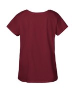 Neutral Loose Fit T-Shirt Bio-Baumwolle für Damen, Red XL, NE81003 – Bild 4