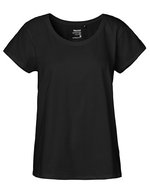 Neutral Loose Fit T-Shirt Bio-Baumwolle für Damen – Black