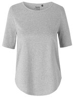 Neutral T-Shirt aus Bio-Baumwolle, halblang für Damen, Black XS, NE81004 – Sport Grigio