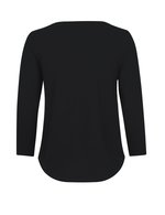 Neutral T-Shirt aus Bio-Baumwolle, 3/4-Ärmel für Damen, Bordeaux S, NE81006 – Bild 4