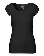 Neutral Fairtrade Damen Rundhals T-Shirt Bio-Baumwolle – Black